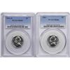 Image 1 : Lot of 1961 PCGS MS66 & 1961-D Jefferson Nickel Coins PCGS MS65