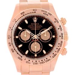 Rolex Cosmograph Daytona 18K Rose Gold Chronograph Watch