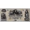 Image 1 : 1800's $50 Canal Bank Obsolete Note