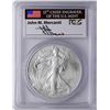 Image 1 : 2013 $1 American Silver Eagle Coin PCGS MS70 First Strike Mercanti Signature