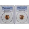 Lot of 1955 & 1955-D Lincoln Wheat Cent Coins PCGS MS65RD