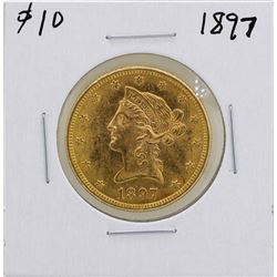 1897 $10 Liberty Head Gold Eagle Coin