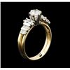 Image 4 : 14KT Two Tone Gold 1.21 ctw Diamond Ring