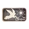 1974 Christmas Madison Mint 1 oz .999 Fine Silver Art Bar