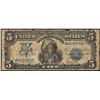 Image 1 : 1899 $5 Indian Chief Silver Certificate Note