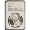 Image 1 : 1884-O $1 Morgan Silver Dollar Coin NGC MS65