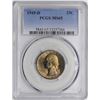 Image 1 : 1949-D Washington Silver Quarter Coin PCGS MS65 AMAZING TONING