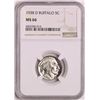 Image 1 : 1938-D Buffalo Nickel Coin NGC MS66