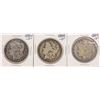 Image 1 : Lot of 1887-O, 1888-O & 1889-O $1 Morgan Silver Dollar Coins