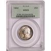 Image 1 : 1932 Washington Quarter Coin PCGS MS63