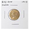 Image 1 : 1913 $2 1/2 Indian Head Quarter Eagle Gold Coin