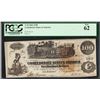 Image 1 : 1862 $100 Confederate States of America Note T-39 PCGS New 62