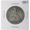 Image 1 : 1857 Liberty Seated Half Dollar Coin