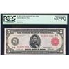 Image 1 : 1914 $5 Federal Reserve Note Red Seal Fr.833b PCGS Superb Gem New 68PPQ