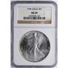 Image 1 : 1990 $1 American Silver Eagle Coin NGC MS69