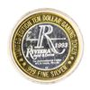Image 2 : .999 Silver Riviera Hotel & Casino Las Vegas $10 Casino Limited Edition Gaming T