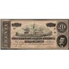 Image 1 : 1864 $20 Confederate States of America Note