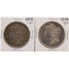 Lot of (2) 1878-S $1 Morgan Silver Dollar Coins