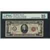 1934A $20 Hawaii Federal Reserve WWII Emergency Note PMG Very Fine 25 Late Finis