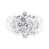 Image 2 : 14KT White Gold 2.50 ctw Diamond Ring