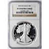2010-W $1 American Silver Eagle Proof Coin NGC PF70 Ultra Cameo