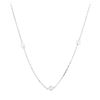 14KT White Gold Ladies 0.48 ctw Diamond Necklace