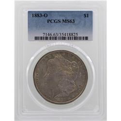1883-O $1 Morgan Silver Dollar Coin PCGS MS63
