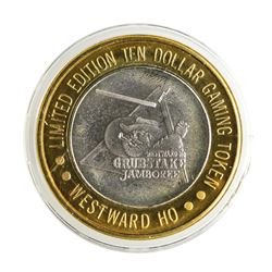 .999 Silver Westward Ho Casino Las Vegas $10 Casino Limited Edition Gaming Token