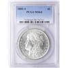 Image 1 : 1881-S $1 Morgan Silver Dollar Coin PCGS MS64