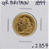 Image 1 : 1899 Great Britain Queen Victoria Sovereign Gold Coin
