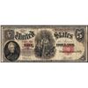 Image 1 : 1907 $5 Woodchopper Legal Tender Note