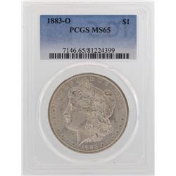 1883-O $1 Morgan Silver Dollar Coin PCGS MS65