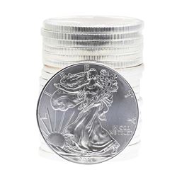 Roll of (20) 2013 $1 American Silver Eagle Brilliant Uncirculated Coins