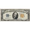 Image 1 : 1934A $10 Silver Certificate WWII Emergency North Africa Note