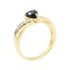Image 4 : 18KT Yellow Gold 0.80 ctw Sapphire and Diamond Ring