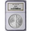 Image 1 : 2001 $1 American Silver Eagle Coin NGC MS69