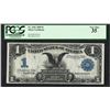Image 1 : 1899 $1 Black Eagle Silver Certificate Note Fr.226a PCGS Very Fine 35