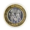 Image 1 : .999 Silver Luxor Las Vegas, Nevada $10 Casino Limited Edition Gaming Token