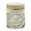 Image 2 : Roll of (20) 1962 Brilliant Uncirculated Franklin Half Dollar Coins