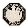 Image 2 : Casino Municipale San Remo 20.3 gram .925 Sterling Silver Gaming Token
