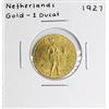 1927 Netherlands Ducat Gold Coin