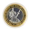 .999 Silver Excalibur Las Vegas Nevada $10 Casino Limited Edition Gaming Token