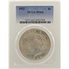 Image 1 : 1922 $1 Peace Silver Dollar Coin PCGS MS64