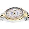 Image 3 : Rolex Mens Two Tone 14K MOP Ruby Diamond Channel Set Datejust Watch