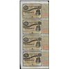 Image 1 : Uncut Sheet of (4) State of Louisiana Baby Bond Obsolete Notes