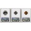 Image 2 : Lot of 1957 Proof Quarter NGC PF65, Dime NGC PF66, & Cent NGC PF66RD Coins