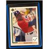 Image 1 : 1991 UPPER DECK MICHAEL JORDAN BASEBALL CARD