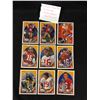 Image 1 : COMPLETE 9 CARD SET JOE MONTANA "FOOTBALL HEROES" ** MINT CONDITION**