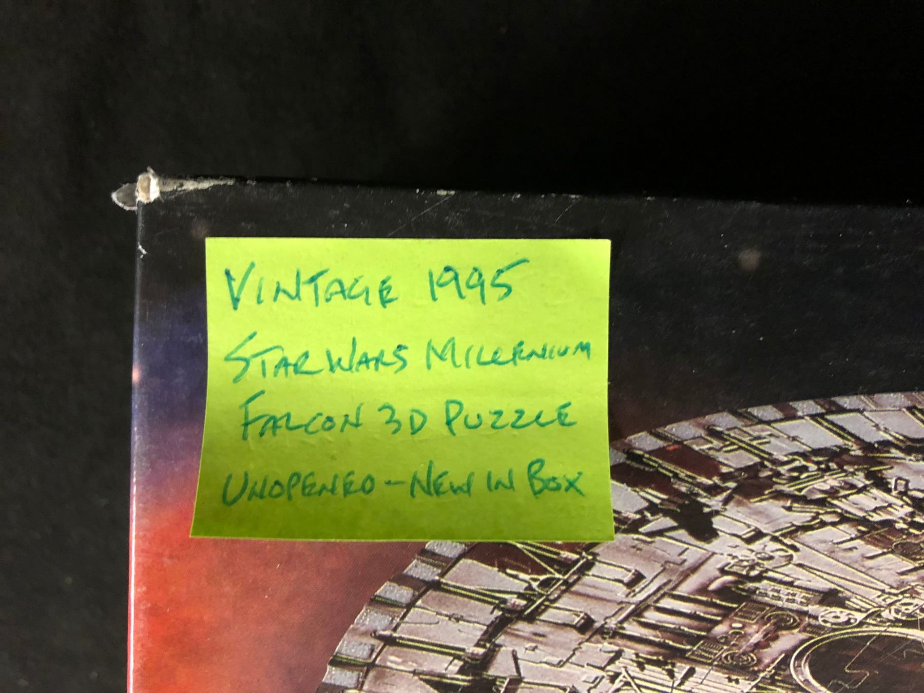 Vintage 1995 Star Wars Millennium Falcon 3d Puzzle Nib Unopened