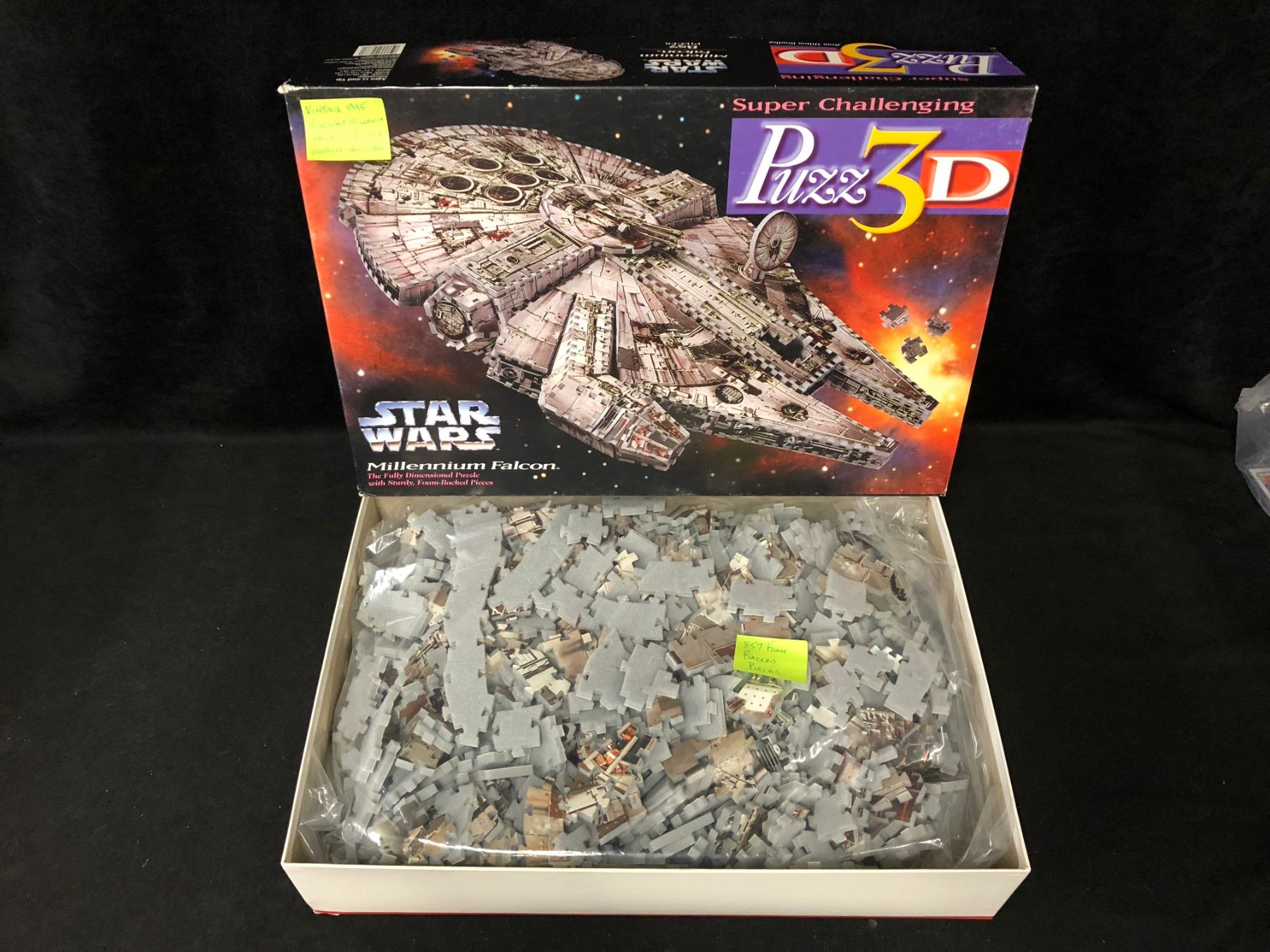 Vintage 1995 Star Wars Millennium Falcon 3d Puzzle Nib Unopened